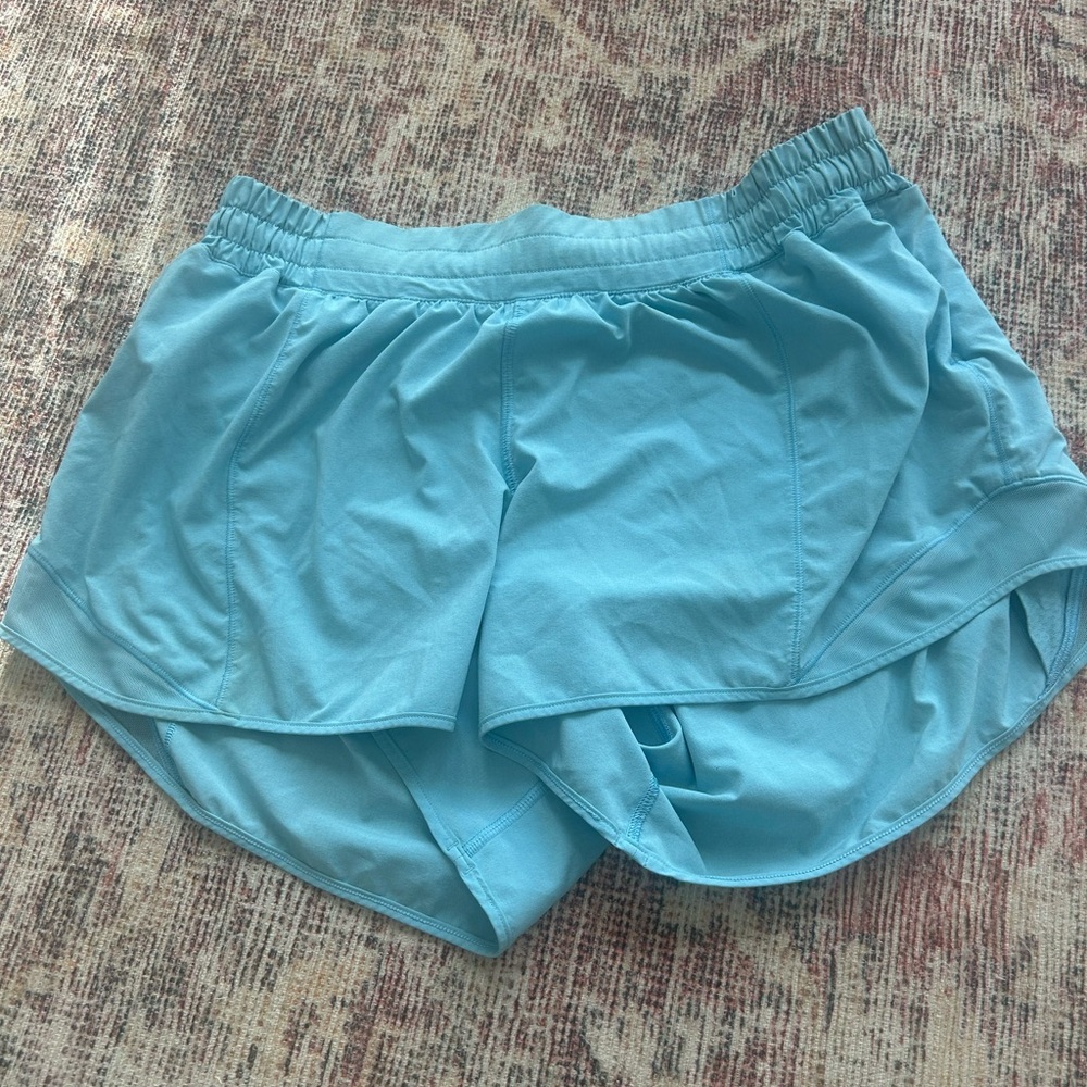 Lululemon Athletica Blue Athletic Shorts Lightweight Double-Layer